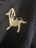 森马（Semir）针织开衫女短款圆领正肩显瘦2024冬趣味小狗提花上衣109724106004 实拍图