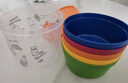 乐扣乐扣彩虹碗塑料碗儿童防摔饭碗便携米饭碗汤碗早餐碗套装宝宝幼儿园 平底碗【单碗380ml】 实拍图