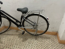 Maruishi日本自行车无链条传动轴成人城市通勤车27寸铝合金内变速代步单车 HNA2733闪光银黑（27寸） 实拍图