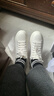 百丽撞色小白鞋男秋季牛皮舒适厚底休闲板鞋A1160CM3 黑尾翼-绒里  38 实拍图