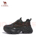 骆驼（CAMEL）老爹鞋女运动拼接厚底休闲鞋 L24S283622W 黑色（网面款） 39 实拍图
