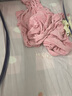 沐凡（mufan）全棉毛巾被 四季单双人加厚老式毯子纯棉学生四季空调午睡盖毯 欧雅粉色 180*220cm 实拍图