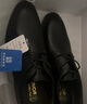 回力（Warrior）男鞋正装商务英伦厚底新款皮鞋男秋季休闲西装新郎鞋结婚鞋男士 暗夜黑 （内增高2.5CM） 43 实拍图
