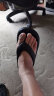 大嘴猴（paul frank）人字拖男士夏季软底沙滩鞋女士夹趾室内居家凉拖鞋 黑色 40-41  实拍图
