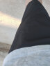 品诗歌人夏季冰丝短裤男薄款运动速干五分裤宽松直筒休闲裤沙滩大裤衩男 2001黑色+2003黑色 2XL140-155斤 实拍图