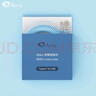AKKO 客制化机械键盘航插线大航插头弹簧螺旋式数据线伸拉金属USB+Type-C接口 蓝色 实拍图