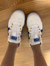 莆田鞋鬼冢男鞋夏季老虎鞋透气帆布板鞋一脚蹬懒人阿甘鞋 白蓝红金（纯原高品质） 41.5 实拍图