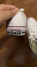 匡威（Converse）官方All Star经典帆布男女低帮休闲运动小白鞋101000 101000/白色 38 实拍图