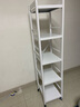帅仕厨房置物架落地多层收纳架微波炉架子夹缝锅具电器储物架家用货架 【特厚加粗】雅白5层长35丨可折叠速装 实拍图