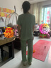 三件套软软冰丝睡衣女夏季薄款短袖无痕舒适家居服可外穿阔腿裤子 浅绿(短袖短裤长裤)不掉色 均码90-140斤可穿 实拍图