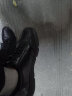 老人头（LAORENTOU）休闲鞋男鞋耐滑运动板鞋男士透气韩版户外皮鞋 A20111 黑色 42 晒单实拍图