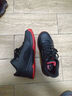 乔丹QIAODAN男鞋球鞋2025毒液皮面防水低帮篮球鞋缓震防滑运动鞋 黑色/炽焰红 40 实拍图