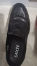 沙驰男鞋 轻便商务休闲鞋柔韧舒适手抓纹胎牛皮时尚休闲鞋 商场同款 黑色（752442279Z-1） 40 欧码（国码41） 实拍图