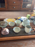 雅瓷汝窑茶具套装手抓壶泡茶壶办公室一壶二杯旅行出差小隐一壶二杯 汝窑小隐茶侧+茶布包 4件 实拍图