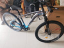兰令（RALEIGH）山地车自行车铝合金车架变速油碟刹减震赛车成人青少年男士单车 星爆 远洋蓝 12速 油碟 蓝图变速 27.5寸 铝架 (适合170-185cm) 实拍图