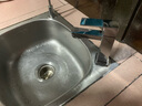柏温 全铜芯单孔单冷面盆水龙头 三孔龙头台下盆 洗脸盆混水阀 单冷方形面盆龙头（送软管） 实拍图