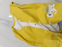 舒贝怡儿童马甲纯棉两面穿婴儿衣服坎肩男女童背心马夹春秋外穿上衣黄73 实拍图