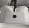 杜拉帝亚欧式迷你陶瓷台上盆家用卫生间单盆小户型洗手盆小尺寸阳台洗脸盆 906（500*320*120）侧下水 洗手盆+冷热旋转龙头+安装配件 实拍图