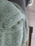 红豆居家睡衣女秋冬季法兰绒女士家居服拉链款套装可外穿 女-海藻绿165 实拍图