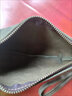 BARNOROO手拿包牛皮疯马皮复古长款男士钱包真皮手抓包大容量手拎皮夹包 疯马皮深棕色（偏硬实材质） 小包 实拍图