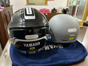 YAMAHA雅马哈摩托车电动车头盔3C认证男女四季轻便安全帽四分之三盔春夏 白剑（贴面版型） XXL 实拍图