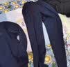 361°运动套装男秋冬季加绒御寒保暖健身服两件套装晨练跑步服 深墨蓝 M 实拍图