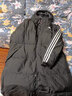 阿迪达斯（adidas）男女情侣装长款羽绒服冬季新款连帽厚运动服过膝保暖防风外套 黑色/情侣款/2025新款 2XL 实拍图