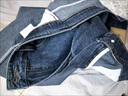 轩莱雅春秋加绒款牛仔裤男装百搭冰丝九分裤子男潮牌宽松直筒牛仔长裤男 浅蓝色【639款】 29 实拍图