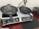 普来旺商用家用电磁炉双灶多头大功率3500W5000W双头组合电磁炉商用台式凹面多眼煲仔炉电磁灶 家用平凹一电3500W一陶3500+双锅 实拍图