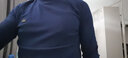 恒源祥100%羊毛衫男冬季高领毛衣中青年男士针织衫 藏青 175/92A  实拍图