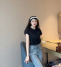 安踏速干T丨吸湿透气薄款短袖t恤女新款瑜伽健身运动短袖上衣 实拍图