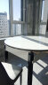 晨巢 岩板餐桌 实木餐桌椅组合现代简约可伸缩折叠吃饭桌子餐厅家具 12MM餐桌茶几电视柜-101皮椅款 1.2米一桌六椅 实拍图