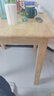 原声原代实木餐桌椅组合小方桌家用饭桌正方形小餐桌茶几桌四方桌子八仙桌 原木色【单桌子】 正方形80*80*高75cm 实拍图