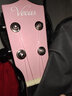 维卡斯（WEIKASI）尤克里里初学者23寸乌克丽丽单板ukulele女生桃花心木入门乐器 23英寸樱花粉+全套配件 实拍图