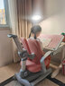 护童学习桌椅小学生可升降书桌写字平板桌套装【超大桌面】家用电脑桌 启梦1米大白桌+扶手椅_红 实拍图