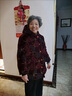 俞兆林（YUZHAOLIN）妈妈装冬季中老年女装60岁70岁奶奶老年人衣服奶奶棉袄羽绒棉服 红色大花 3XL （建议115-125斤） 实拍图