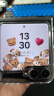 0度适用三星 Z Flip6手机壳透明保护套折叠屏翻盖式全包防摔保护镜头 三星  Z Flip6 -透明 实拍图