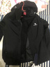 骆驼（CAMEL）三合一冲锋衣户外登山服防风防水保暖潮牌运动外套 A1W231117Z，幻影黑，男 L 实拍图