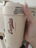苏泊尔高颜值保温杯咖啡杯随身杯双层陶瓷吸管水杯男女情侣网红户外便携 羊皮纸【陶瓷覆层】 450ml 实拍图