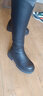 红蜻蜓骑士靴女秋冬长筒靴厚底高筒靴百搭瘦瘦靴皮靴WTC43811黑色36 实拍图