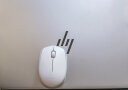 罗技（Logitech）M172鼠标 无线鼠标 办公鼠标 左右手适用 双侧防滑纹理 带无线2.4G接收器 珍珠白 实拍图