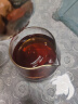诗米乐  耐热玻璃茶壶一壶二杯泡茶壶主人杯茶水分离办公杯带过滤泡茶器 单壶（透明款） 实拍图