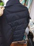 劲霸男装鸭绒羽绒服男立领纯色冬季保暖茄克羽绒服NRHG4002 深兰 M 实拍图