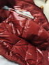 BJHG【解体】不计后果美式羽绒服男冬季潮牌情侣假两件宽松棒球服外套 猩红色 L 150-180斤 实拍图