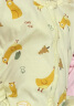 童泰婴儿连体衣四季纯棉宝宝衣服爬服居家内衣无骨对开长袖哈衣 黄色 73cm 实拍图