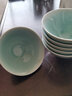 龙泉青瓷家用米饭碗高脚斗笠碗稀饭碗陶瓷酒店餐饮耐高温加热喇叭碗汤碗 弟窑粉青【5寸】 实拍图