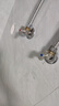 薇凡（weifan） 全铜加厚大流量阀芯热水器三角阀冷热水球芯燃气天然气4分球阀 G款-4分外丝加长 红色 实拍图