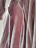 南极人（Nanjiren）珊瑚绒睡衣冬季女款加厚法兰绒2023年新款纯色长袖女士家居服套装 NSCJF-K331浅紫白条绣花 XXL【建议140-160斤】 晒单实拍图
