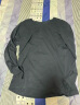 舒雅（SCHIESSER）男士舒美棉3A抗菌长袖长裤保暖秋衣秋裤套装E5/23918W E5/23923W【圆领】宝藍 L 【70-80公斤】 实拍图