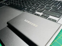 三星（SAMSUNG） 1TB Type-c USB 3.2 移动固态硬盘（PSSD） T7 灰色 NVMe传输速度1050MB/s 超薄时尚 实拍图